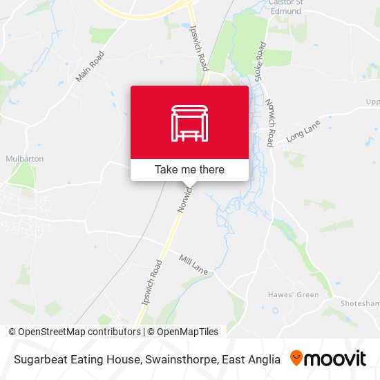 Sugarbeat Eating House, Swainsthorpe map