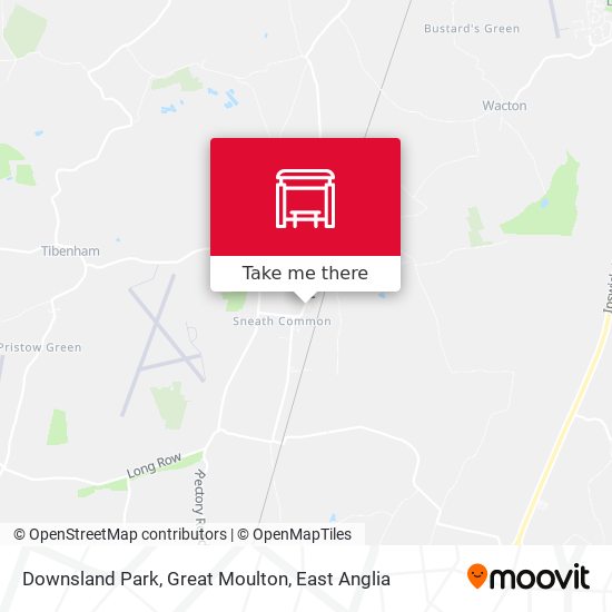 Downsland Park, Great Moulton map
