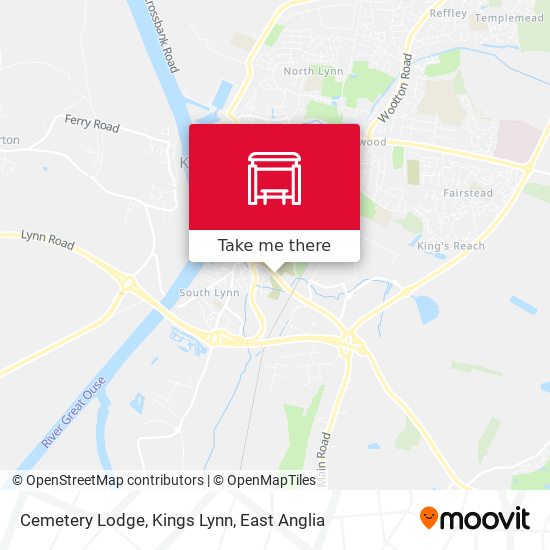 Cemetery Lodge, Kings Lynn map