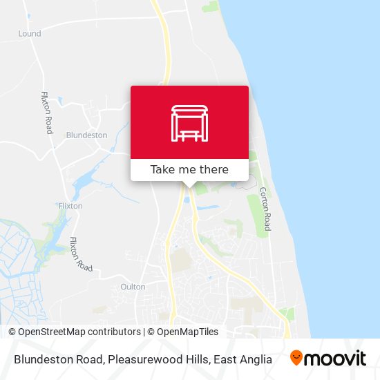 Blundeston Road, Pleasurewood Hills map
