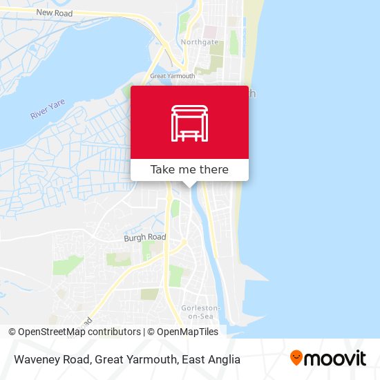 Waveney Road, Great Yarmouth map