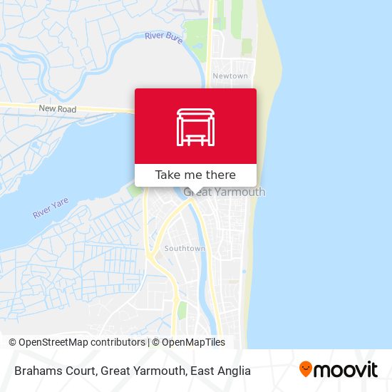 Brahams Court, Great Yarmouth map