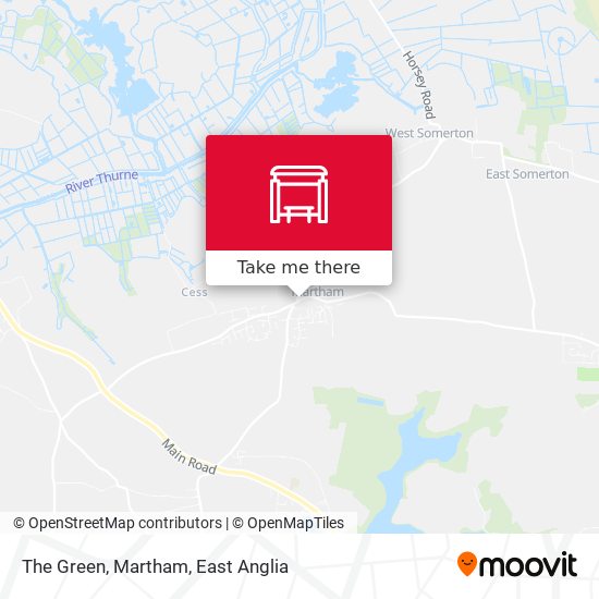 The Green, Martham map