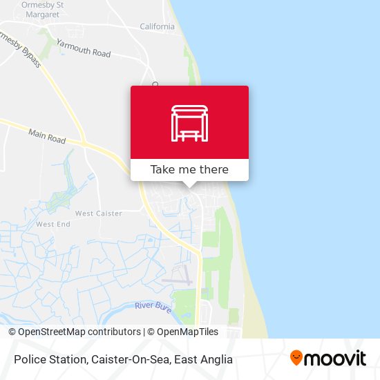 Police Station, Caister-On-Sea map