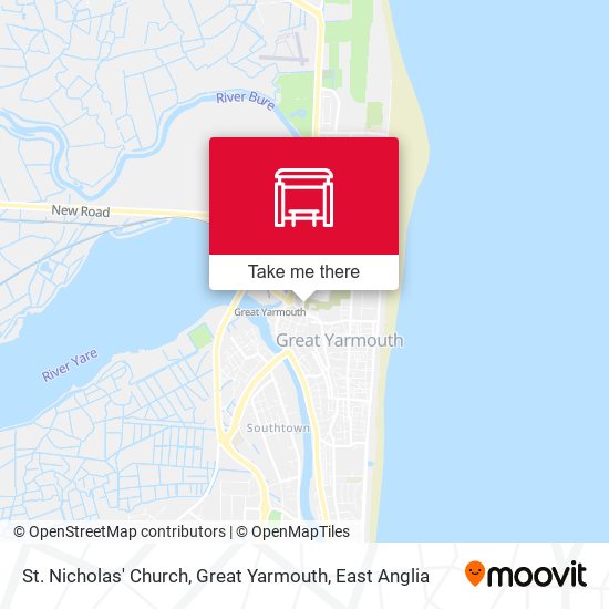 St. Nicholas' Church, Great Yarmouth map