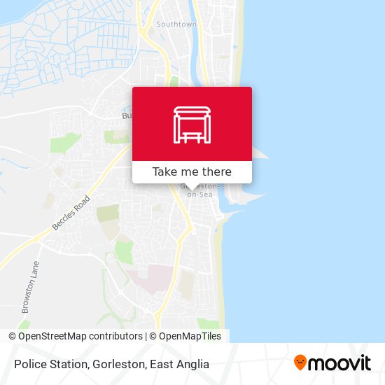 Police Station, Gorleston map