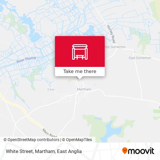 White Street, Martham map
