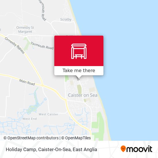 Holiday Camp, Caister-On-Sea map