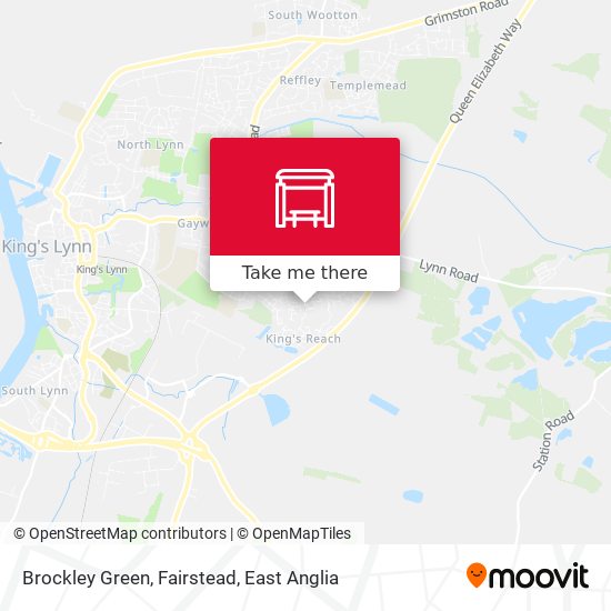 Brockley Green, Fairstead map