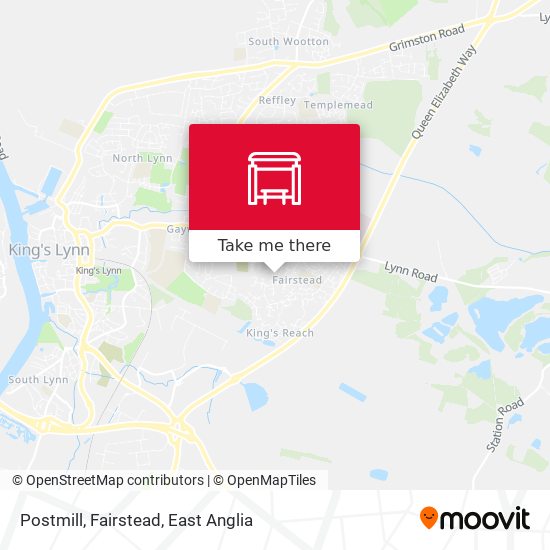 Postmill, Fairstead map