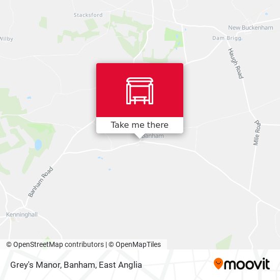 Grey's Manor, Banham map