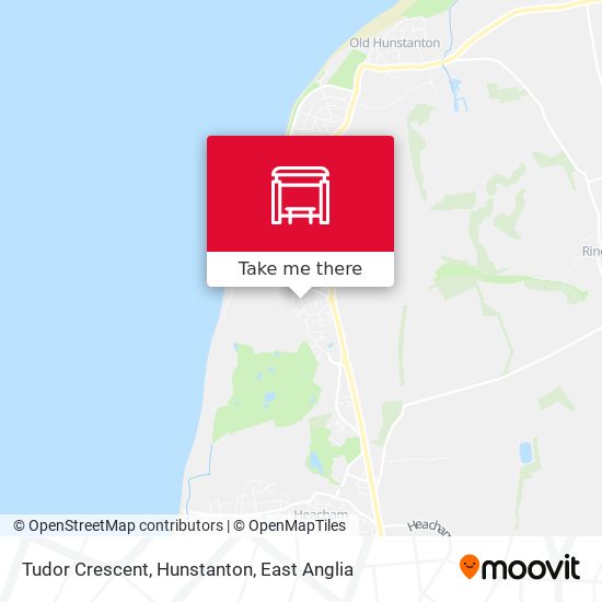 Tudor Crescent, Hunstanton map