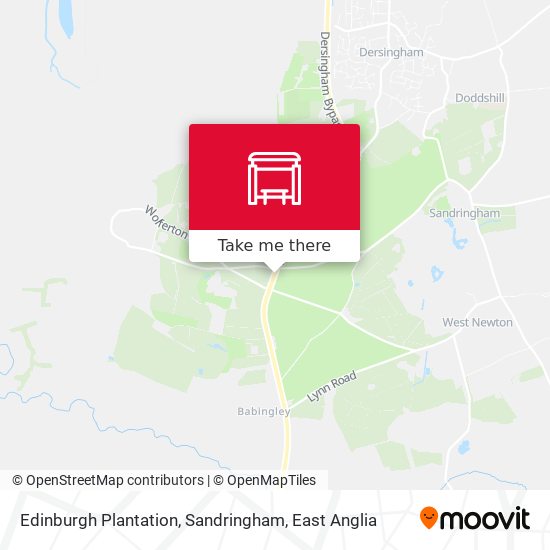 Edinburgh Plantation, Sandringham map