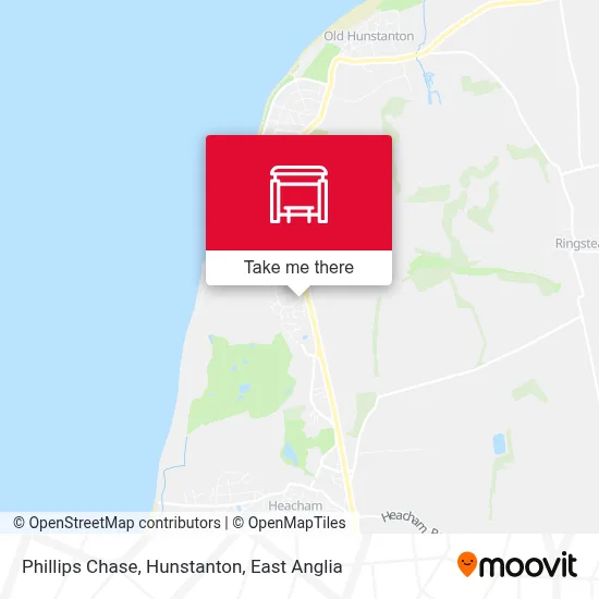 Phillips Chase, Hunstanton map