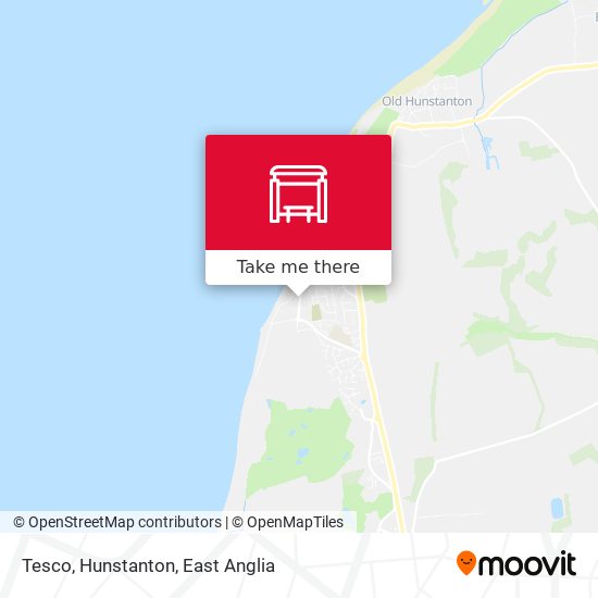 Tesco, Hunstanton map