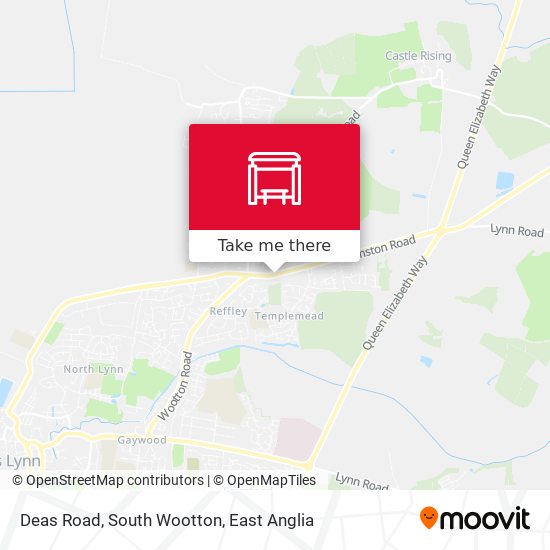 Deas Road, South Wootton map