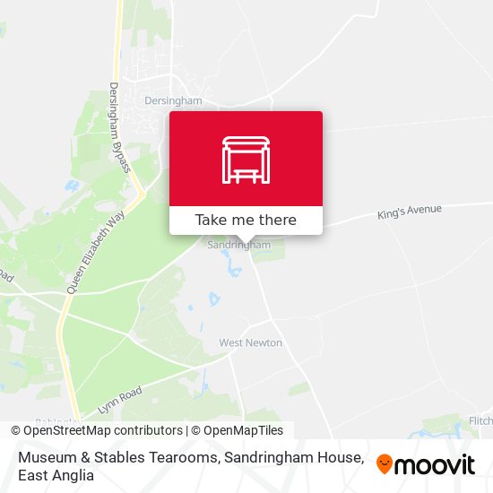 Museum & Stables Tearooms, Sandringham House map