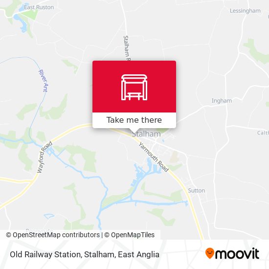 Old Railway Station, Stalham map