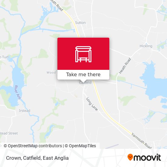 Crown, Catfield map
