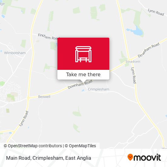 Main Road, Crimplesham map