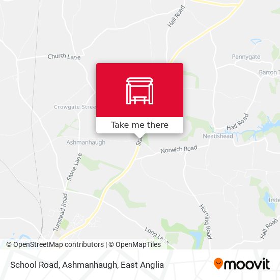 School Road, Ashmanhaugh map