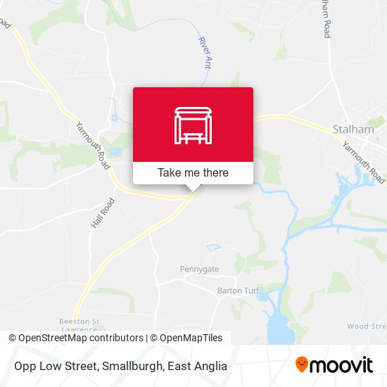 Opp Low Street, Smallburgh map
