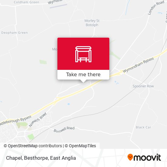 Chapel, Besthorpe map
