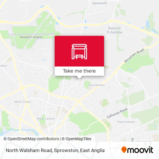 North Walsham Road, Sprowston map