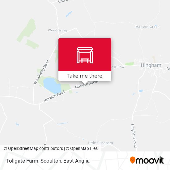 Tollgate Farm, Scoulton map