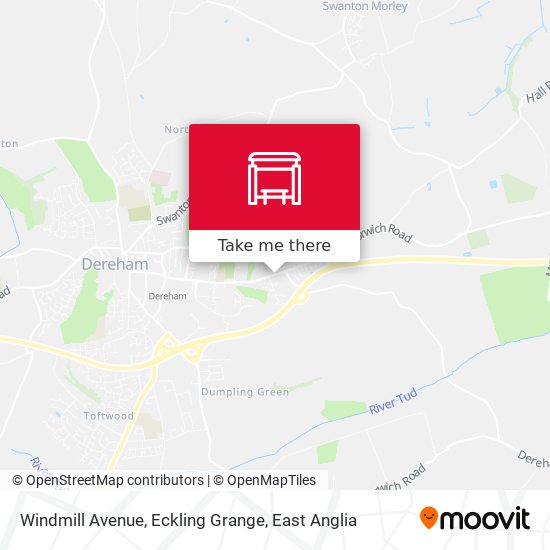 Windmill Avenue, Eckling Grange map