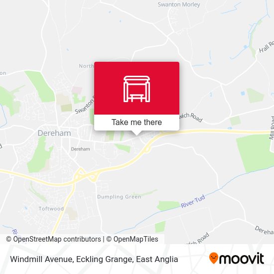 Windmill Avenue, Eckling Grange map