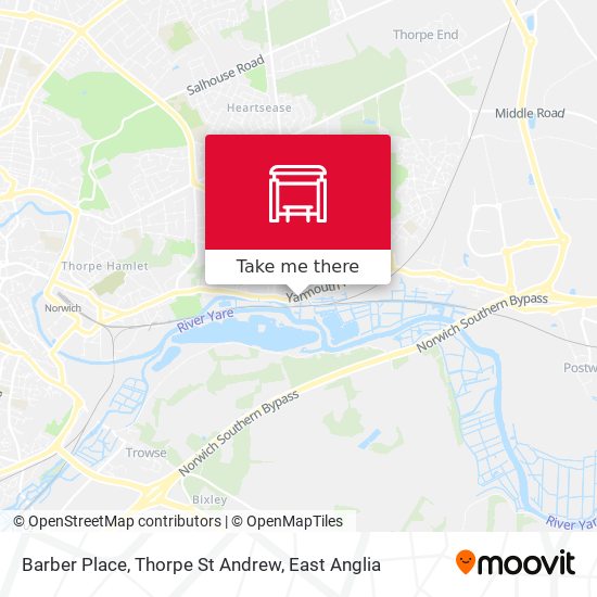 Barber Place, Thorpe St Andrew map