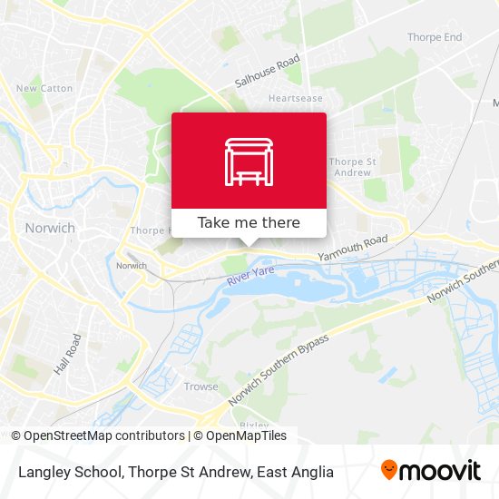 Langley School, Thorpe St Andrew map