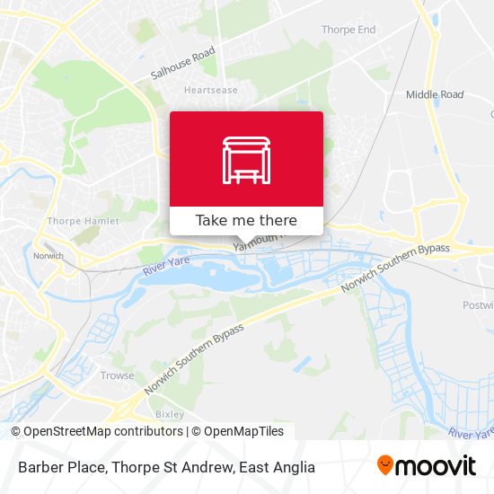 Barber Place, Thorpe St Andrew map