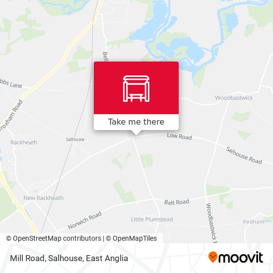Mill Road, Salhouse map