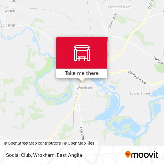 Social Club, Wroxham map