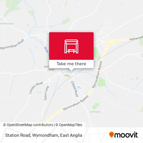 Station Road, Wymondham map