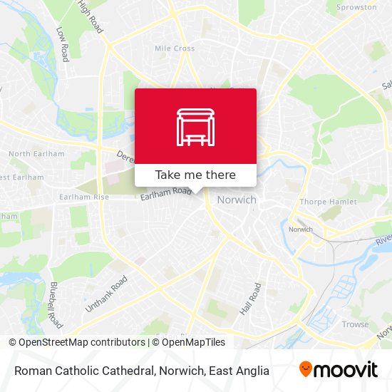 Roman Catholic Cathedral, Norwich map