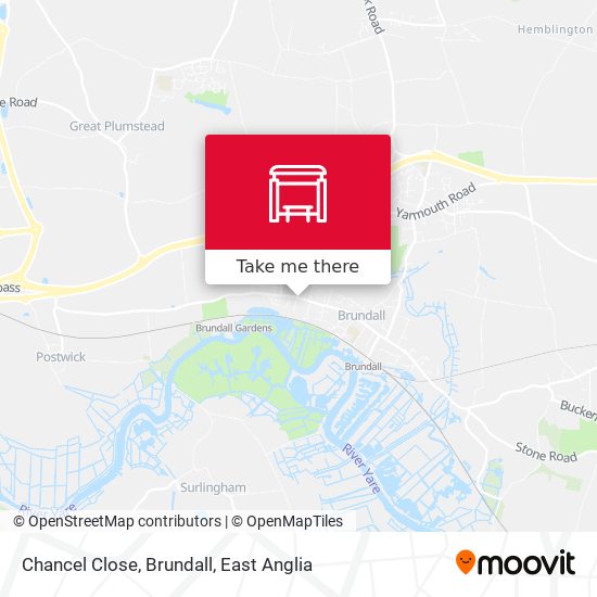 Chancel Close, Brundall map