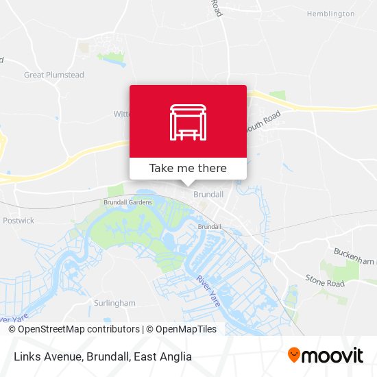 Links Avenue, Brundall map