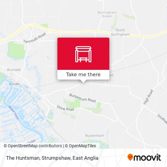 The Huntsman, Strumpshaw map