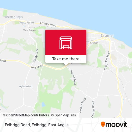 Felbrigg Road, Felbrigg map