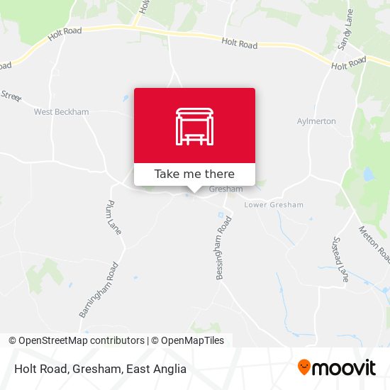 Holt Road, Gresham map