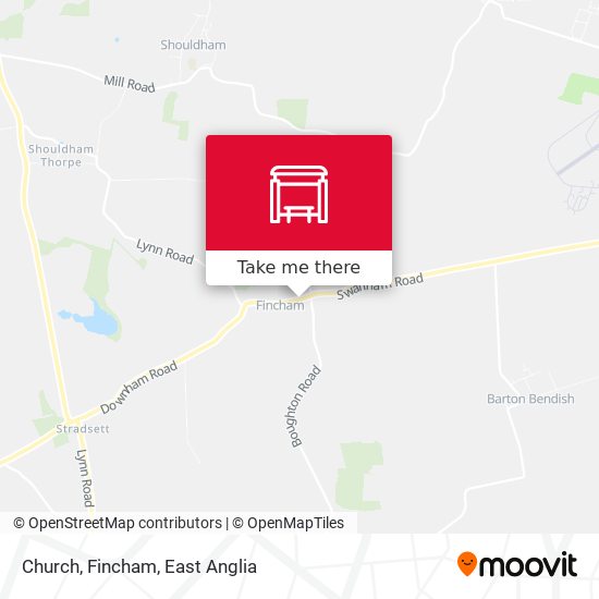 Church, Fincham map