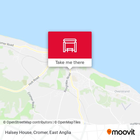 Halsey House, Cromer map