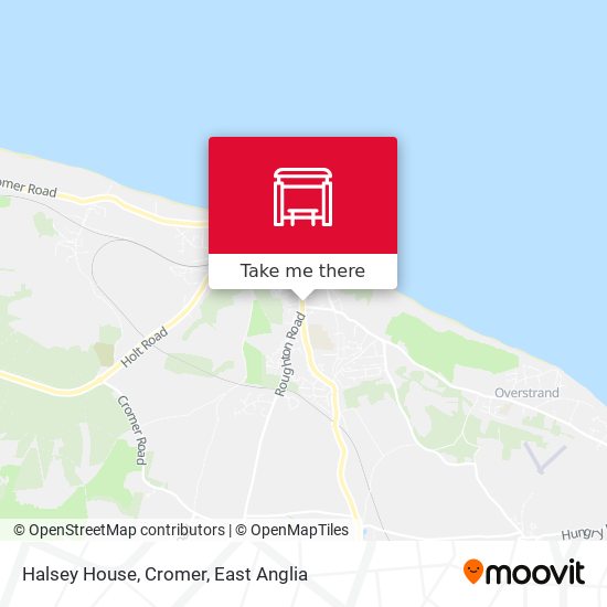 Halsey House, Cromer map