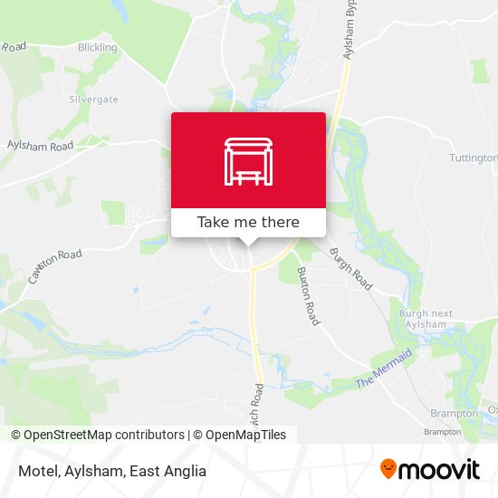 Motel, Aylsham map