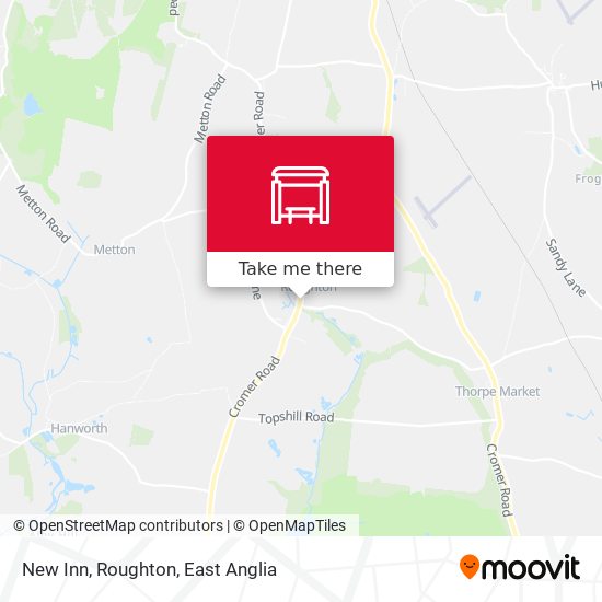 New Inn, Roughton map