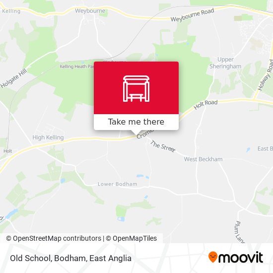 Old School, Bodham map