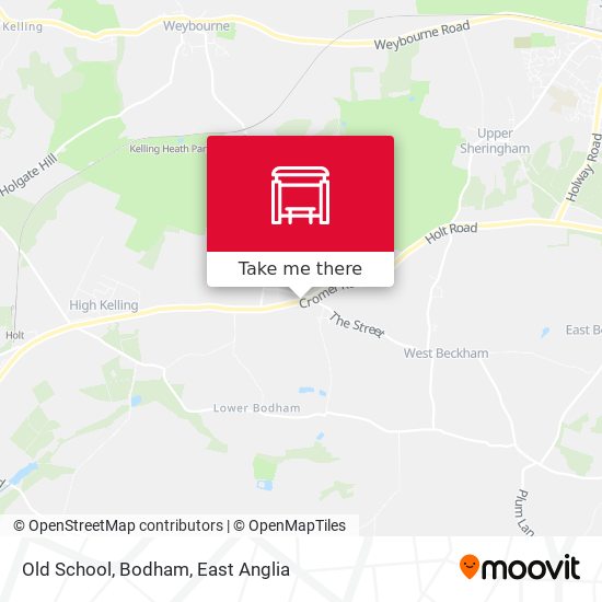 Old School, Bodham map